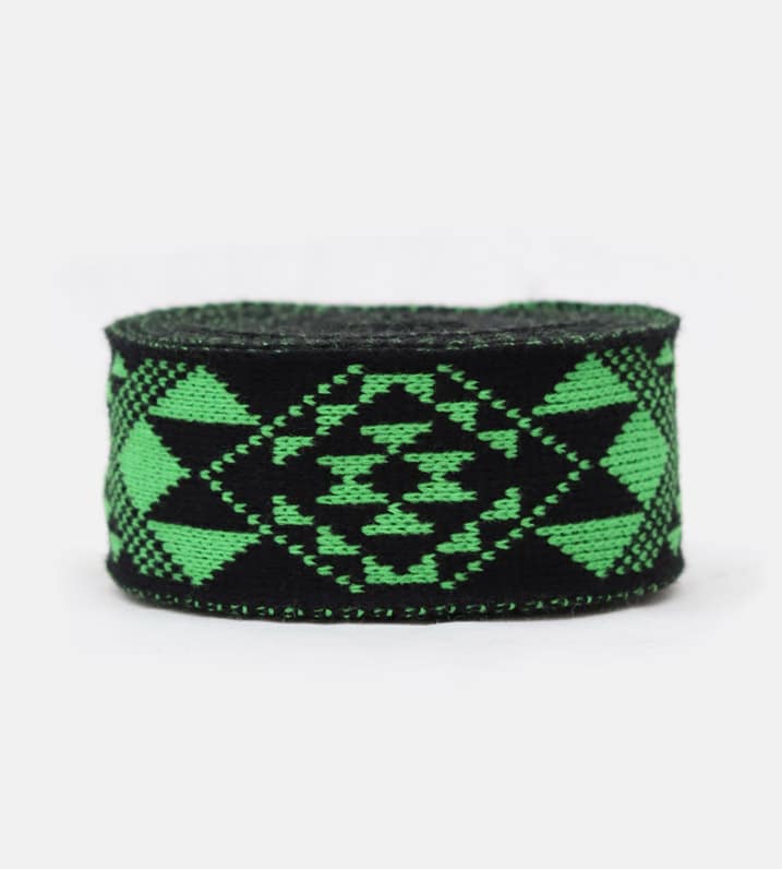 6.5cm Korowai Band Tāniko 1 (2 Colour) - 5 Metre Roll - Image 9