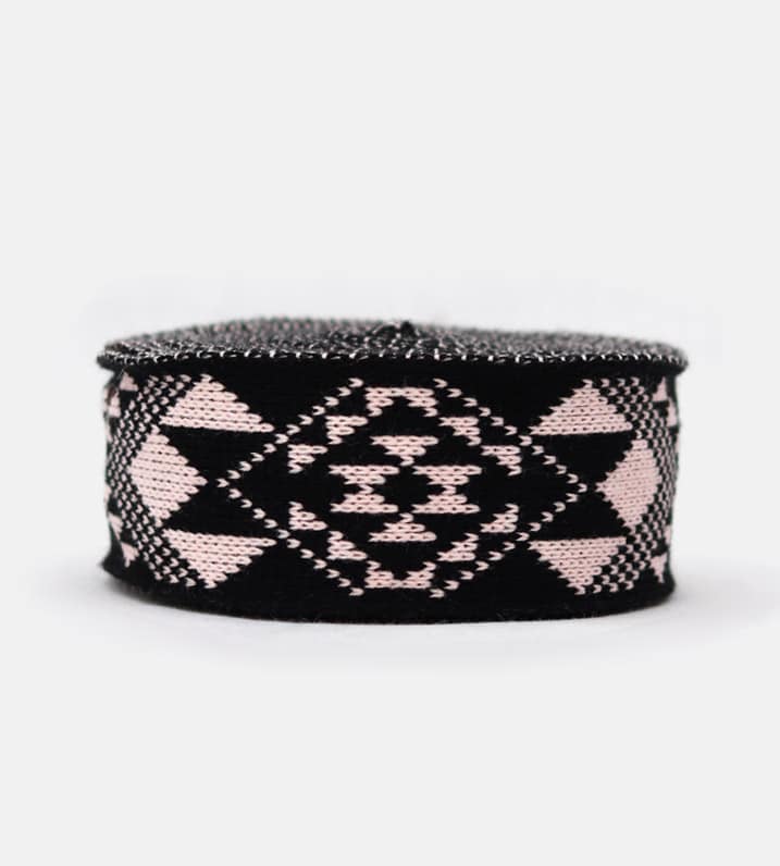 6.5cm Korowai Band Tāniko 1 (2 Colour) - 5 Metre Roll - Image 14