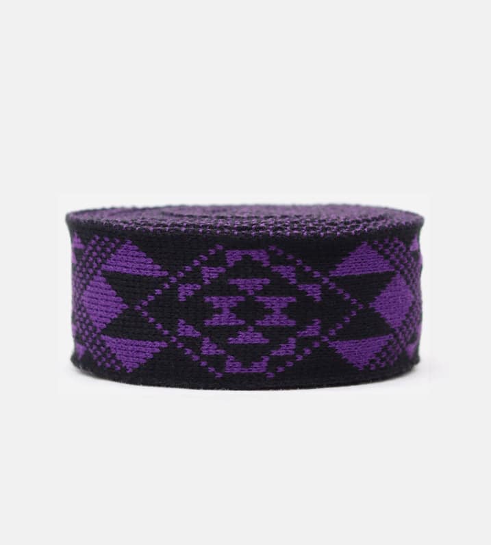 6.5cm Korowai Band Tāniko 1 (2 Colour) - 5 Metre Roll - Image 10