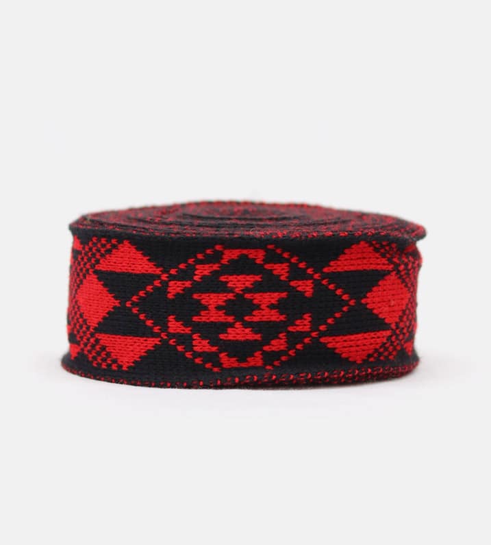 6.5cm Korowai Band Tāniko 1 (2 Colour) - 5 Metre Roll - Image 16