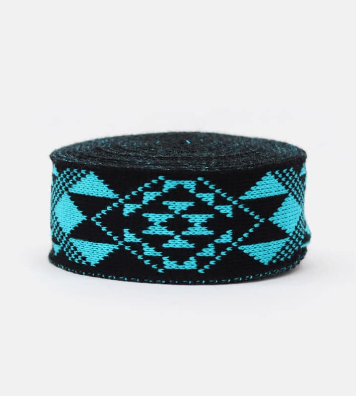 6.5cm Korowai Band Tāniko 1 (2 Colour) - 5 Metre Roll - Image 6